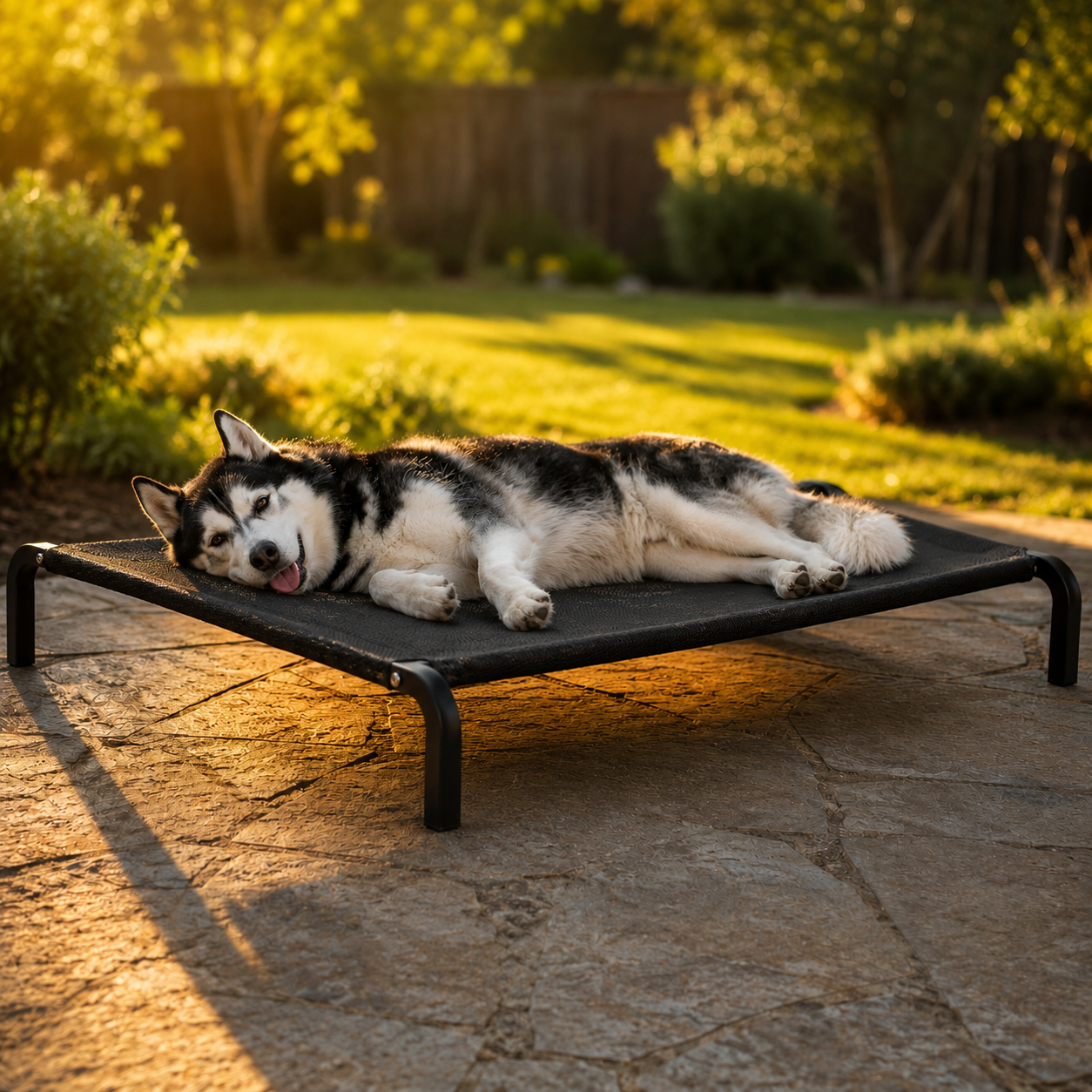The CoolBurrow Elevated Cot